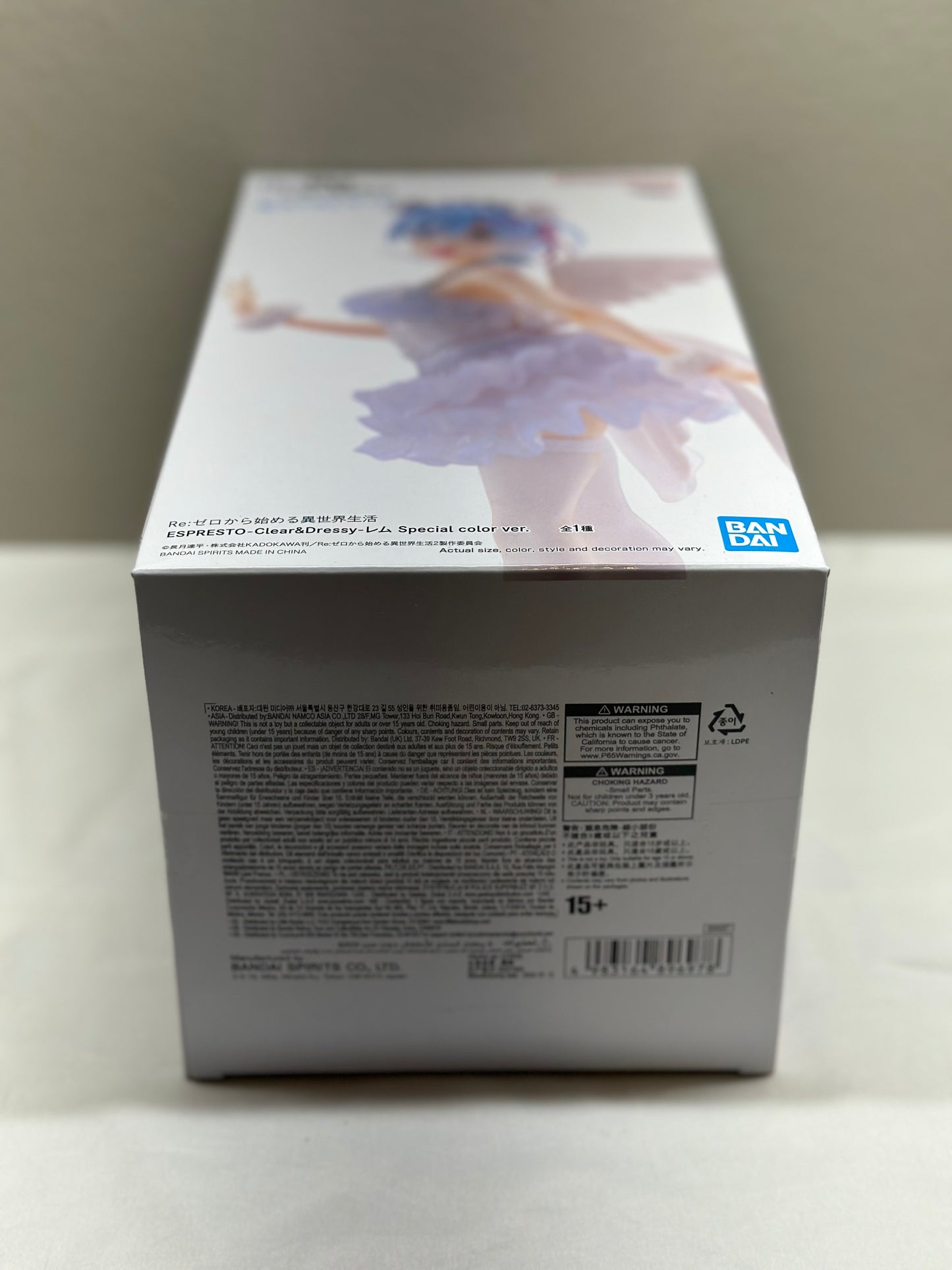 Re:Zero Starting Life in Another World Rem Clear & Dressy Special Color Version Espresto Statue