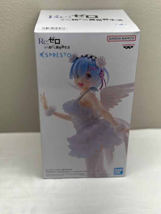 Re:Zero Starting Life in Another World Rem Clear & Dressy Special Color Version Espresto Statue