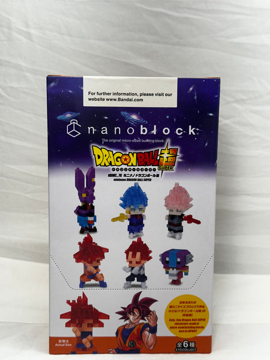 Dragon Ball Super Series 1 Nanoblock Mininano Blind-Box Case of 6